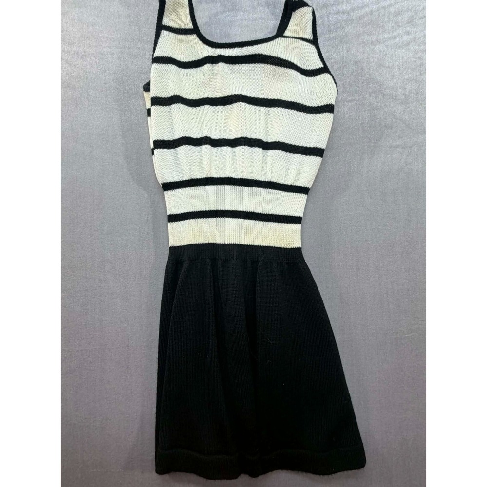 Vintage Apple‎ Blossom 100% Acrylic Sleeveless Dress Size Small - Picture 5 of 13